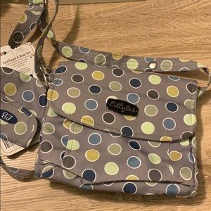 New Lilly Bit strap on stroller baby bag